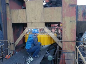 電磁懸掛除鐵器安裝現場